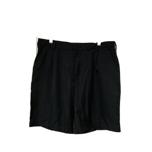 Slazenger Golf‎ Shorts Men's Size 36 Black 8" Inseam Flat Front Polyester